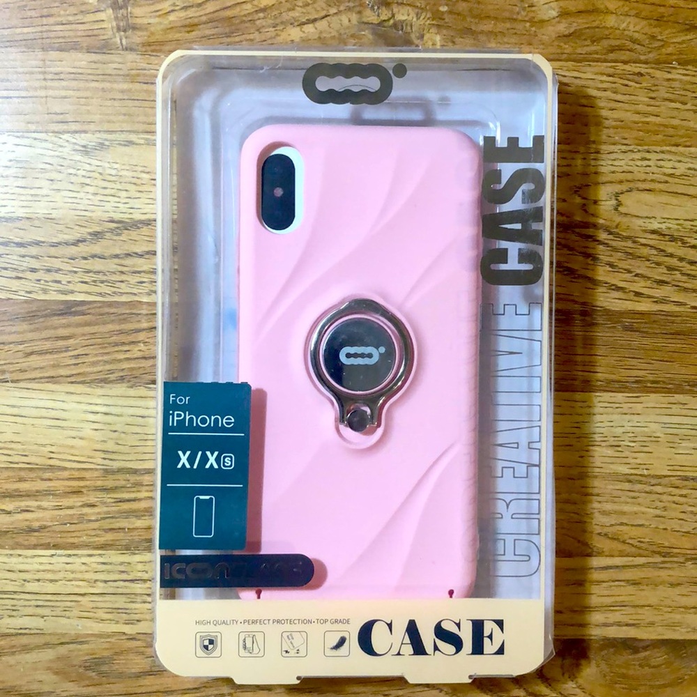 Baby pink iconflang creative case